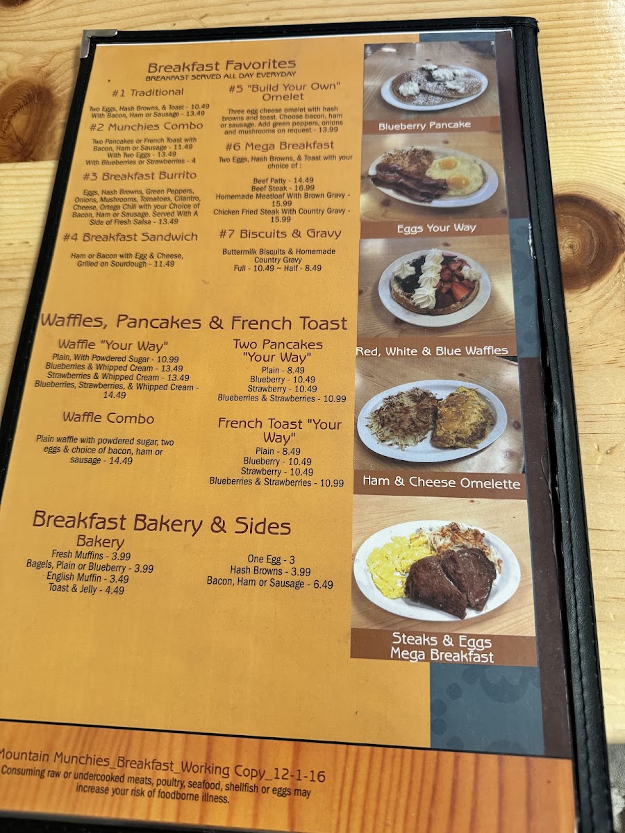 Mountain Munchies Menu - Image 2